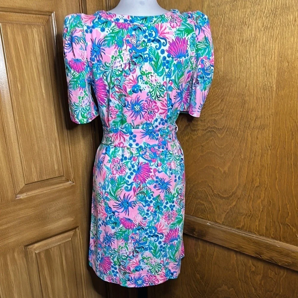 Lilly Pulitzer Harriet Mandevilla Baby Paradise Petals Terry Dress Size L - NWOT - Picture 5 of 7